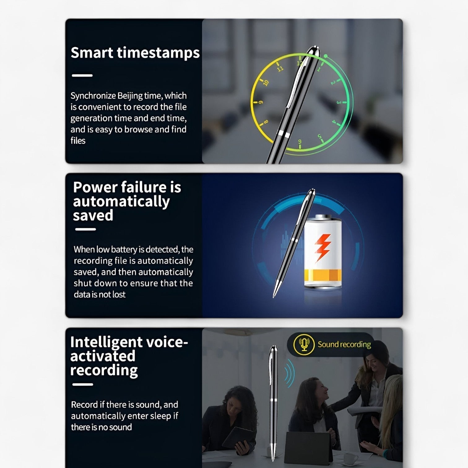 SonicNote Registratore Digitale – Compatto e Potente per Registrazioni Professionali