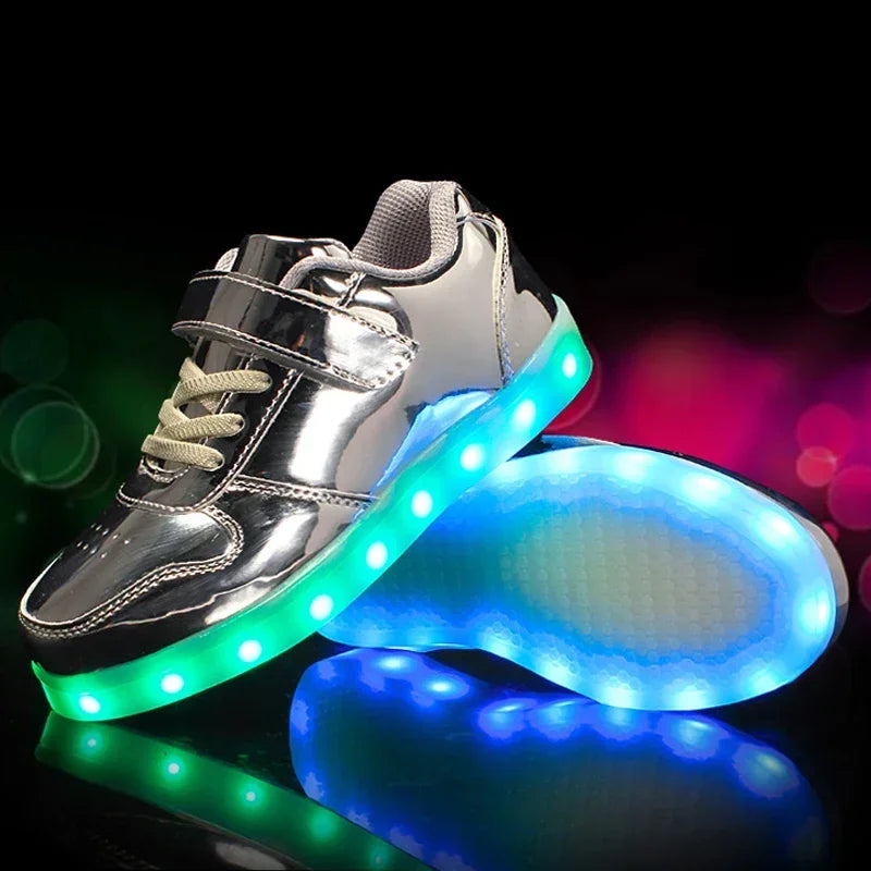 Scarpe Stralucenti - Scarpe LED per Bambini che Brillano