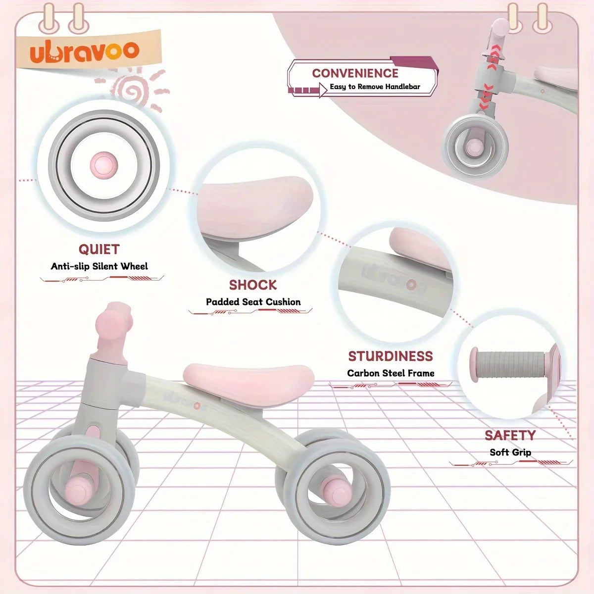 Bicicletta Equilibrio per Bambini - Per Divertimento e Sviluppo