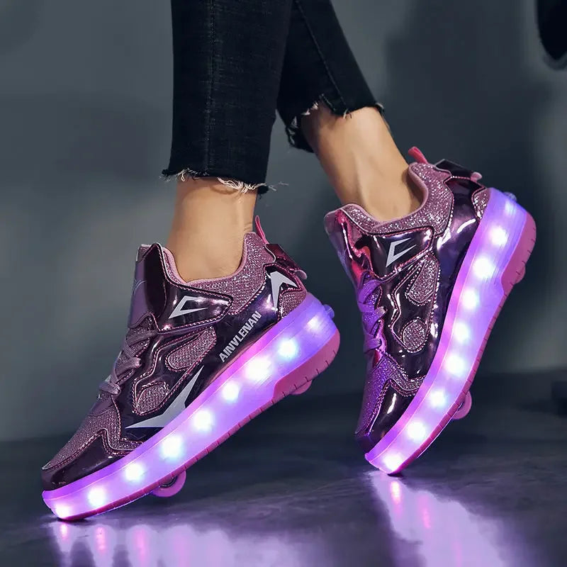 LightRiders - Scarpe LED con Ruote per Bambini