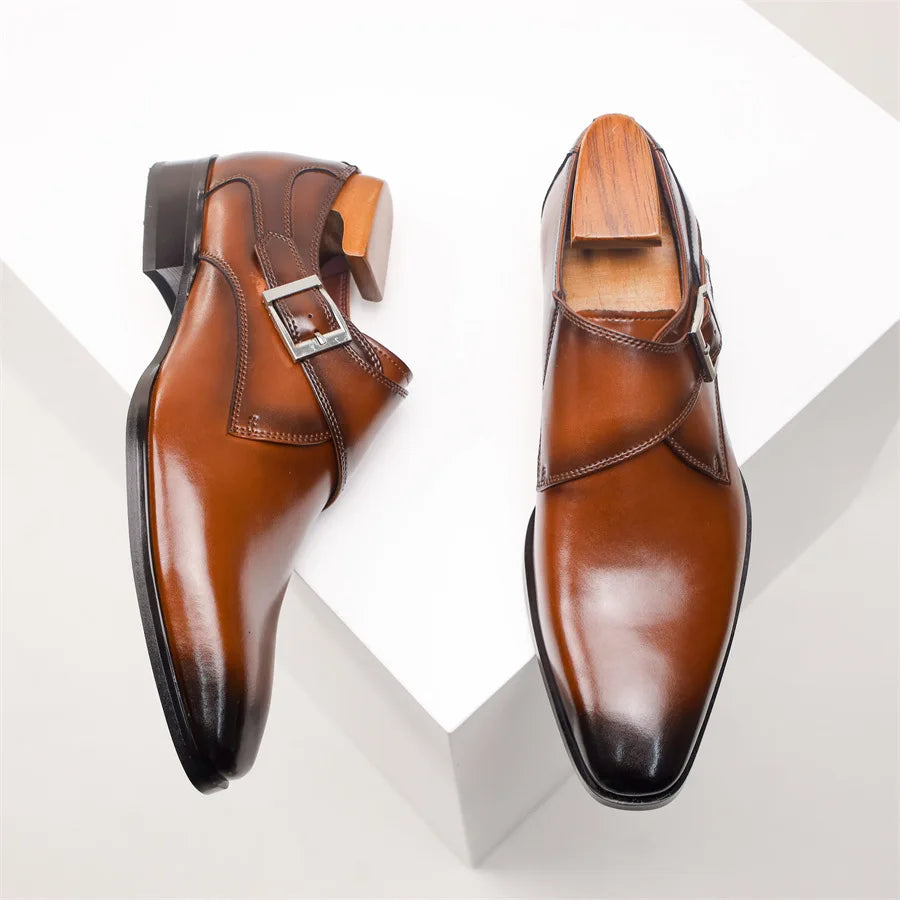 Scarpe da Uomo Torino Monk Strap – Design Moderno e Raffinato