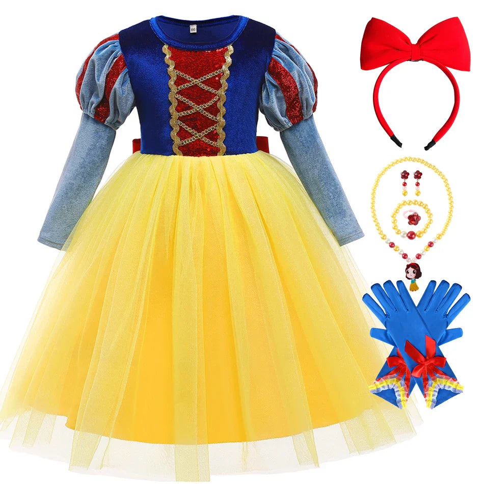 Abito da Principessa Incantevole Sophia per Bambini - Costume Magico per Feste