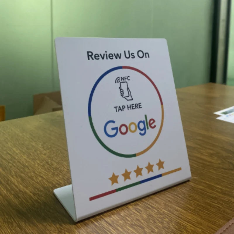 Carta NFC Google Review - Raccolta Semplice di Feedback dei Clienti