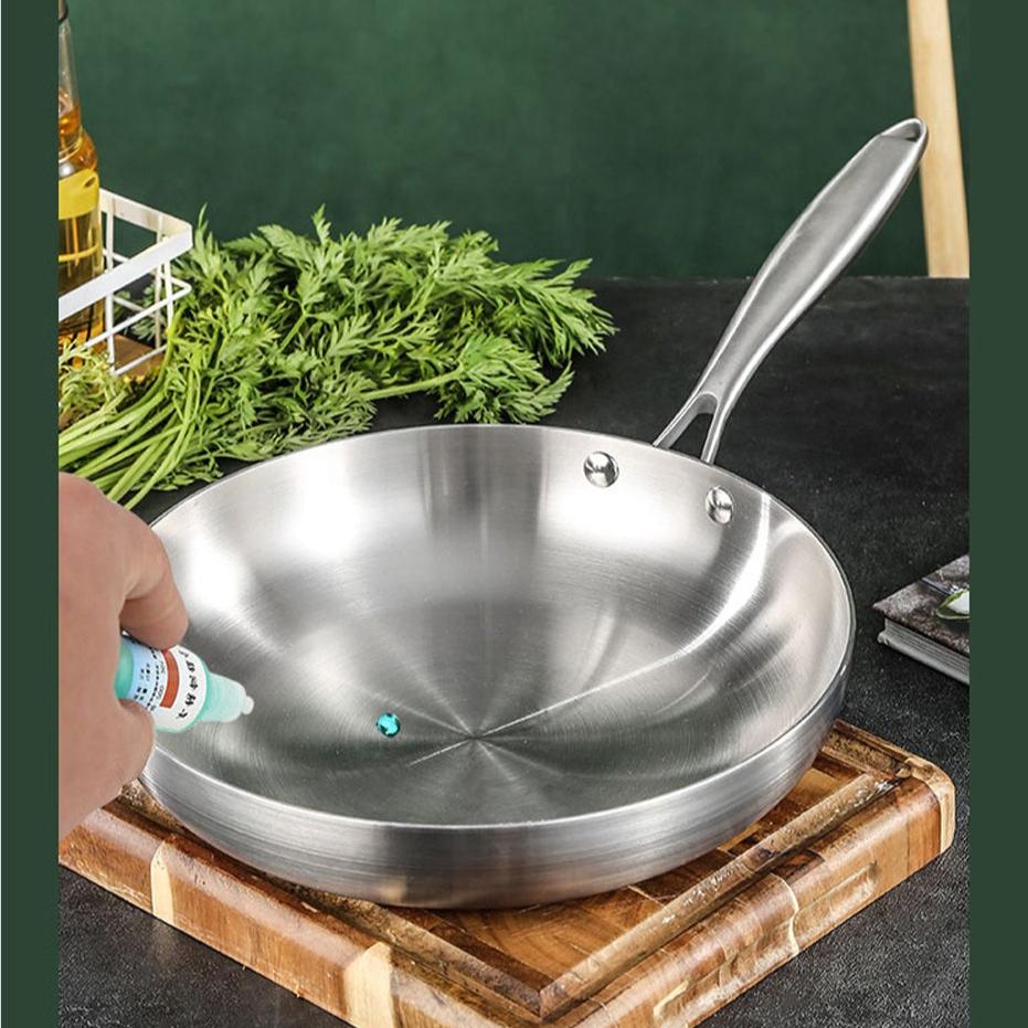 ChefSteel Padella in Acciaio Inossidabile – Cucinare in Modo Professionale e Stile