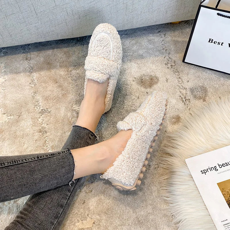 Lana Teddy Loafers – Caldi, Confortevoli e Alla Moda