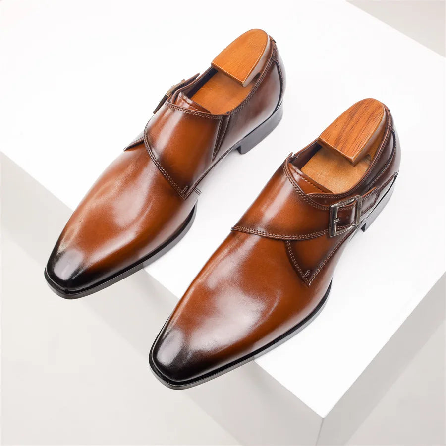 Scarpe da Uomo Torino Monk Strap – Design Moderno e Raffinato