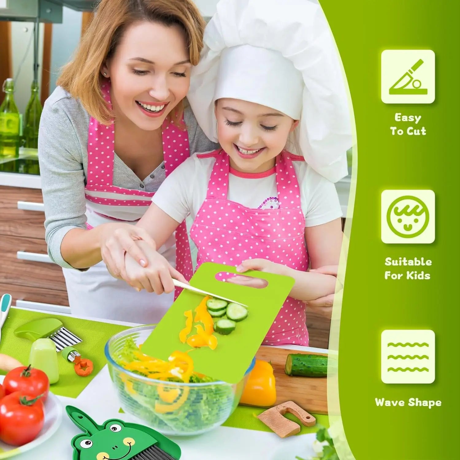 Set da Cucina Felice per Bambini - Cucinare Creativamente per Giovani Chef