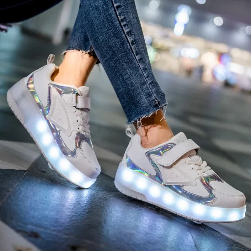 LightRiders - Scarpe LED con Ruote per Bambini