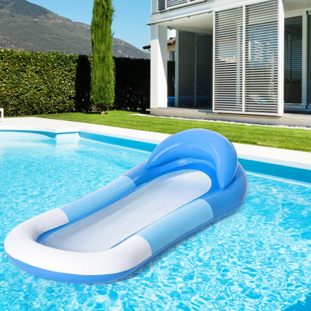 Luxe Materassino Gonfiabile per Acqua - Letto Galleggiante Confortevole per Piscina e Spiaggia