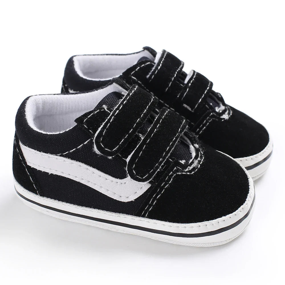 Sneakers in Tela per Bambini – Sneakers Antiscivolo Morbide per Bambini e Neonati