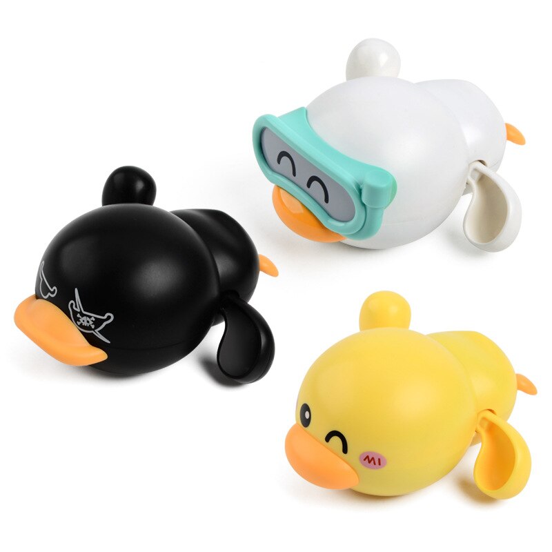 DuckPlay - Set di 3 Paperelle da Bagno Autonomamente Nuotanti
