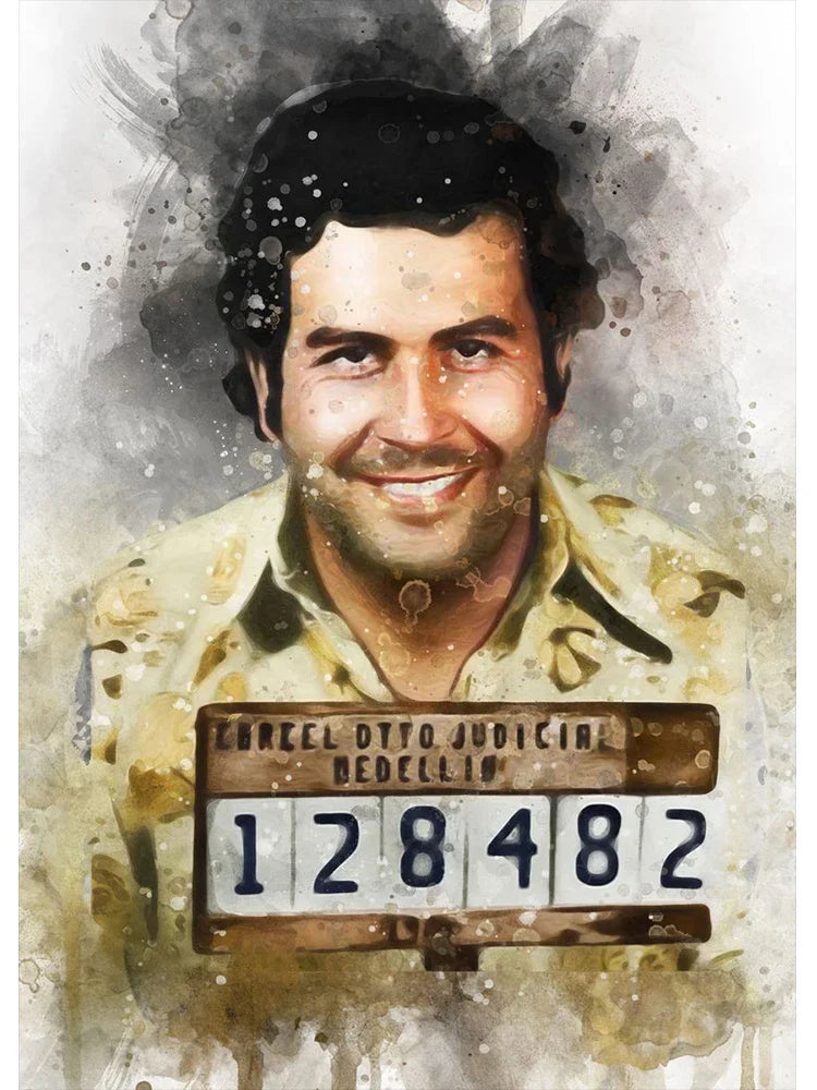 Pablo Escobar Dipinto - Arte Iconica per Casa