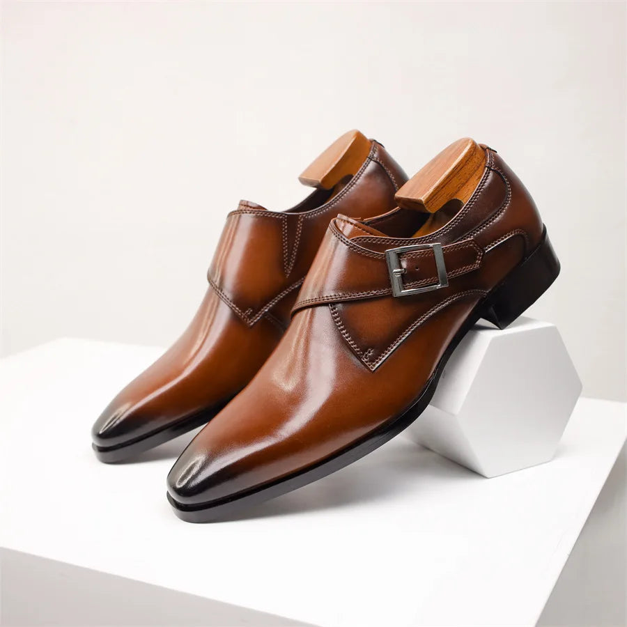 Scarpe da Uomo Torino Monk Strap – Design Moderno e Raffinato