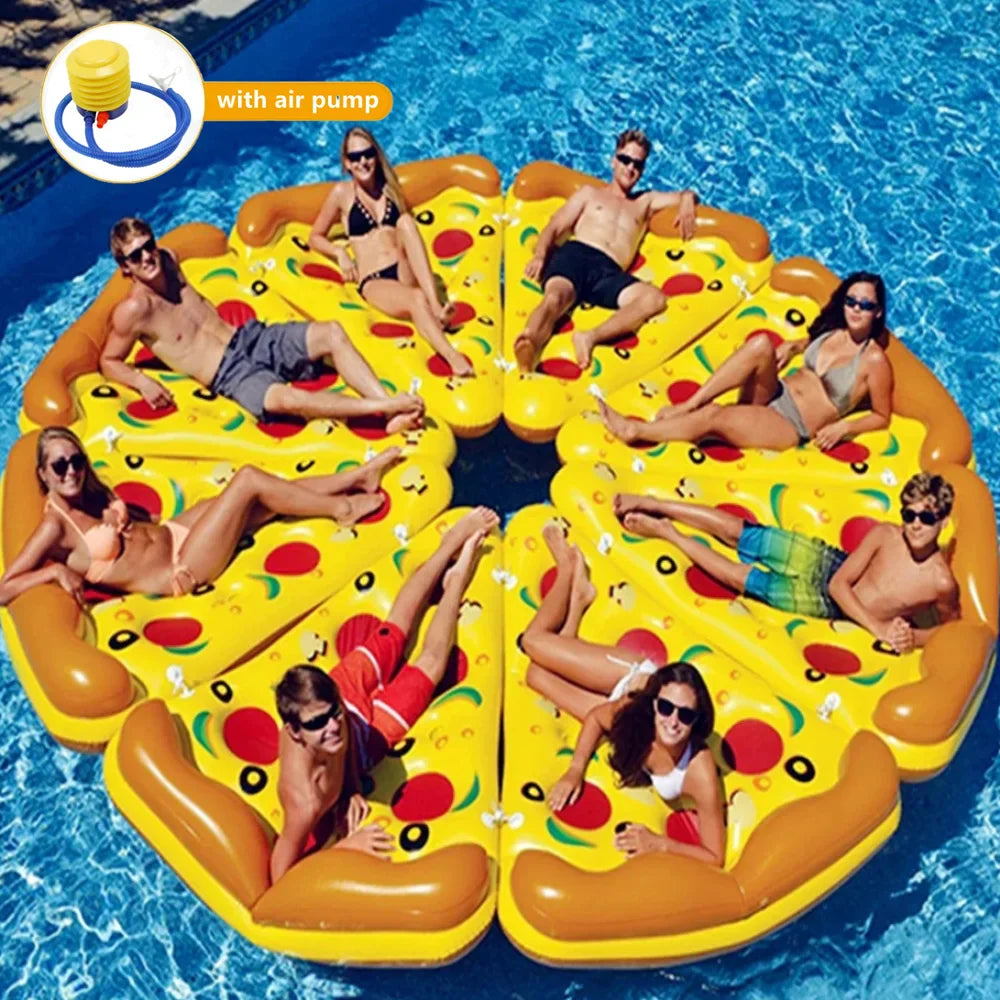 Materasso Gigante a Forma di Pizza per Piscina – Rilassati e Goditi in Stile