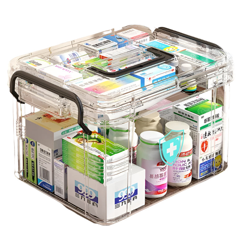 Grande Organizer per Medicinali con Più Strati – Pratico e Ordinato