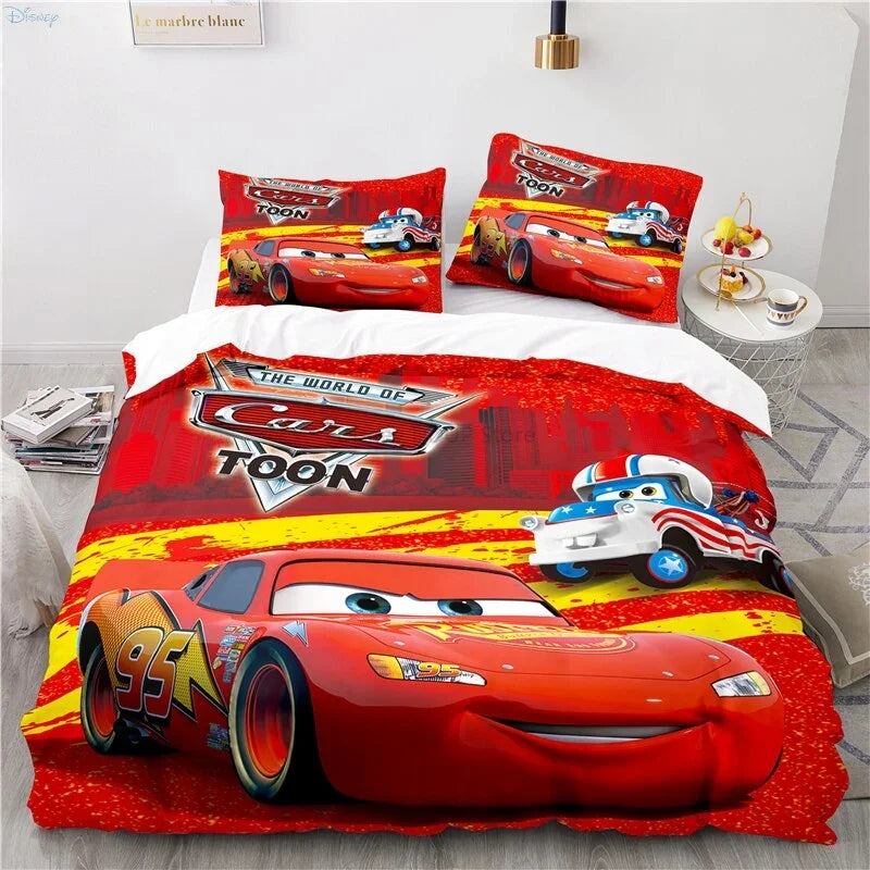 Set di Biancheria da Letto Cars Lightning McQueen – Set Divertente e Confortevole per Bambini