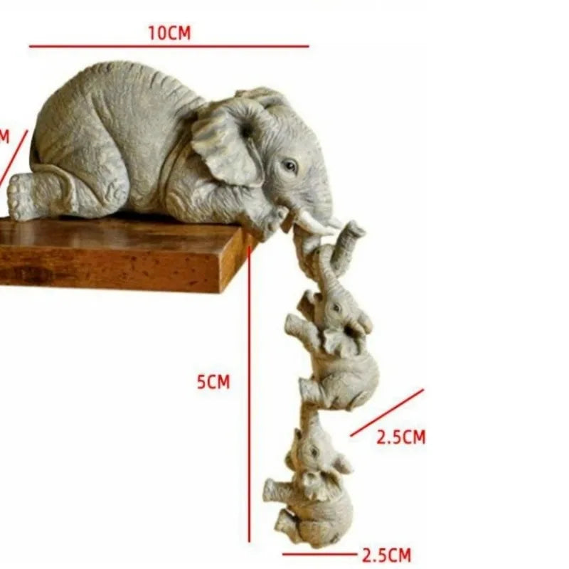 Deliziosa Statua di Elefante - Decorazione Charmante per la Casa