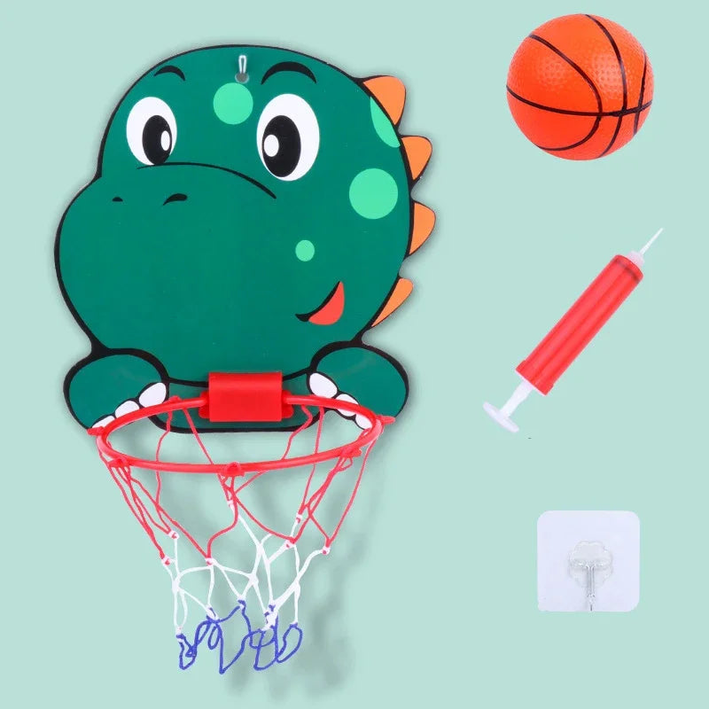 Set di Basket per Giocattoli Dinosaurusi – Giocattolo Divertente e Attivo per Bambini da 1 a 4 Anni