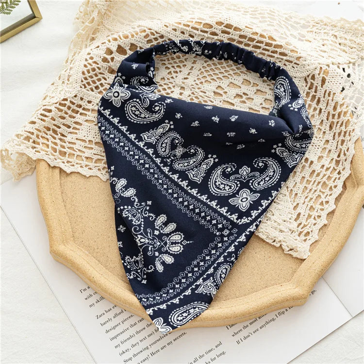 Bandana Vintage Floreale Estiva 2022 – Accessori per Capelli Eleganti per Donne e Ragazze