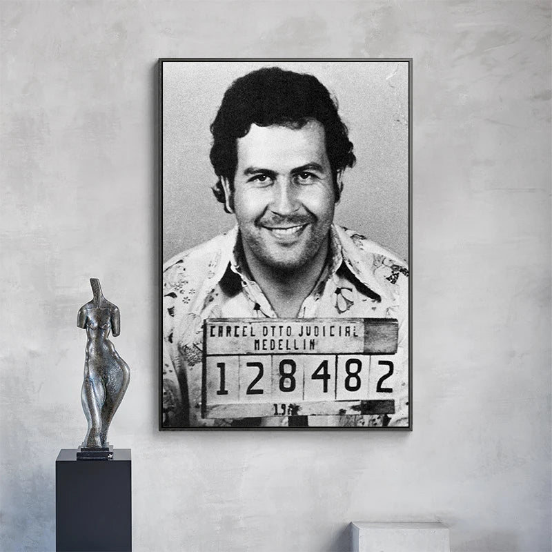Pablo Escobar Dipinto - Arte Iconica per Casa