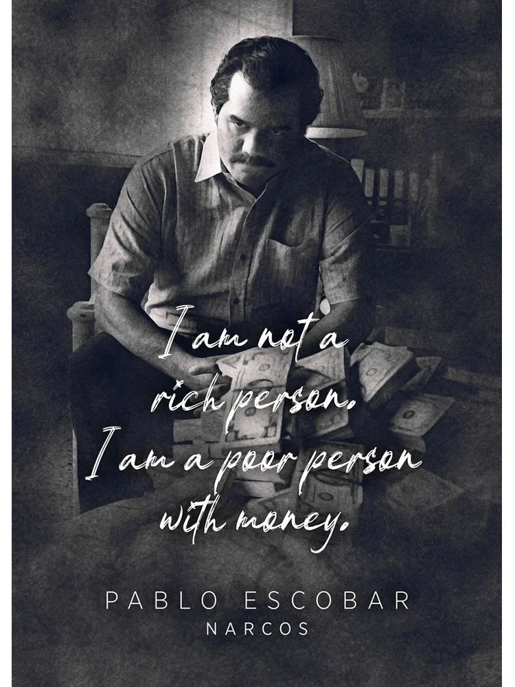 Pablo Escobar Dipinto - Arte Iconica per Casa