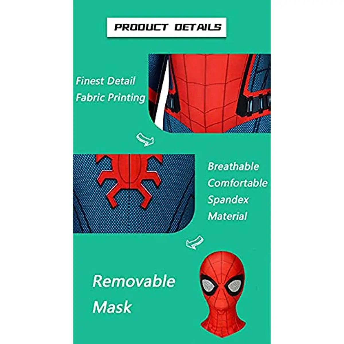 Costume di Spider-Man - Abbigliamento da supereroe per bambini