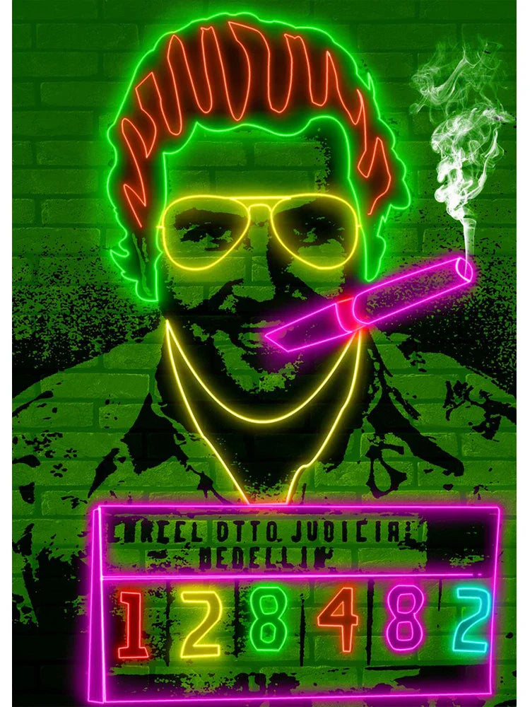 Pablo Escobar Dipinto - Arte Iconica per Casa