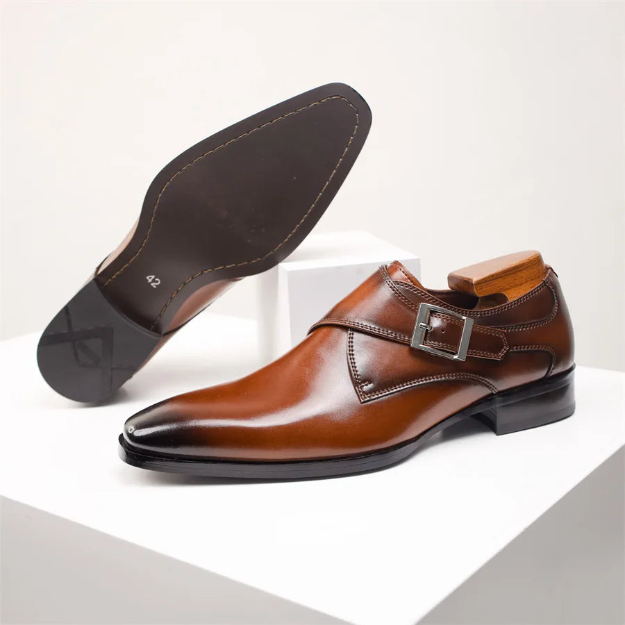 Scarpe da Uomo Torino Monk Strap – Design Moderno e Raffinato