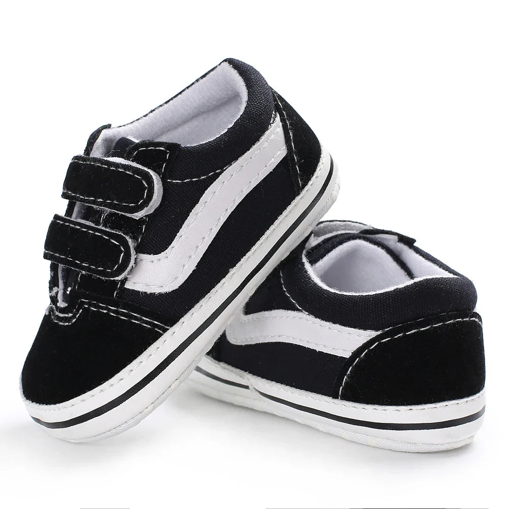 Sneakers in Tela per Bambini – Sneakers Antiscivolo Morbide per Bambini e Neonati