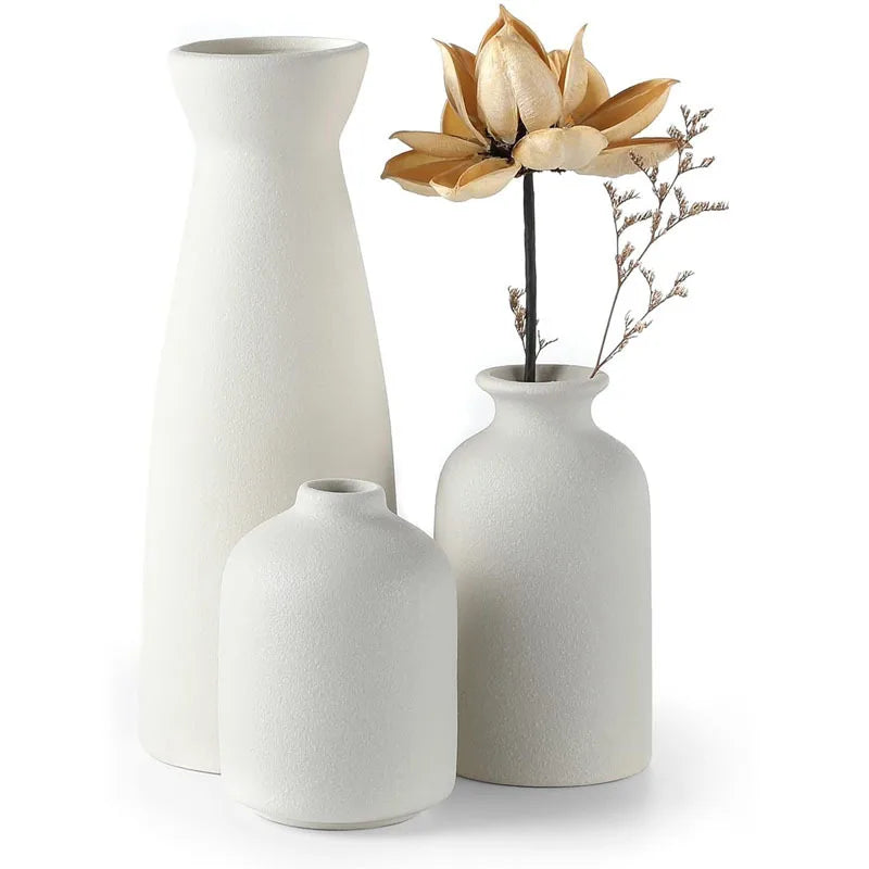 Set di Vasi Ceramici Minimalisti - Senza Tempo ed Elegante
