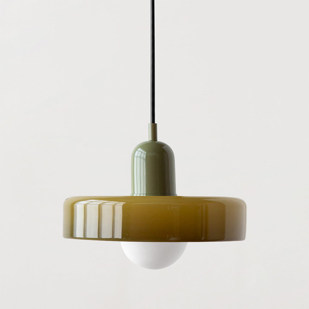 ColorLoop Pendant – Lampada a sospensione artistica in stile Bauhaus con luce calda