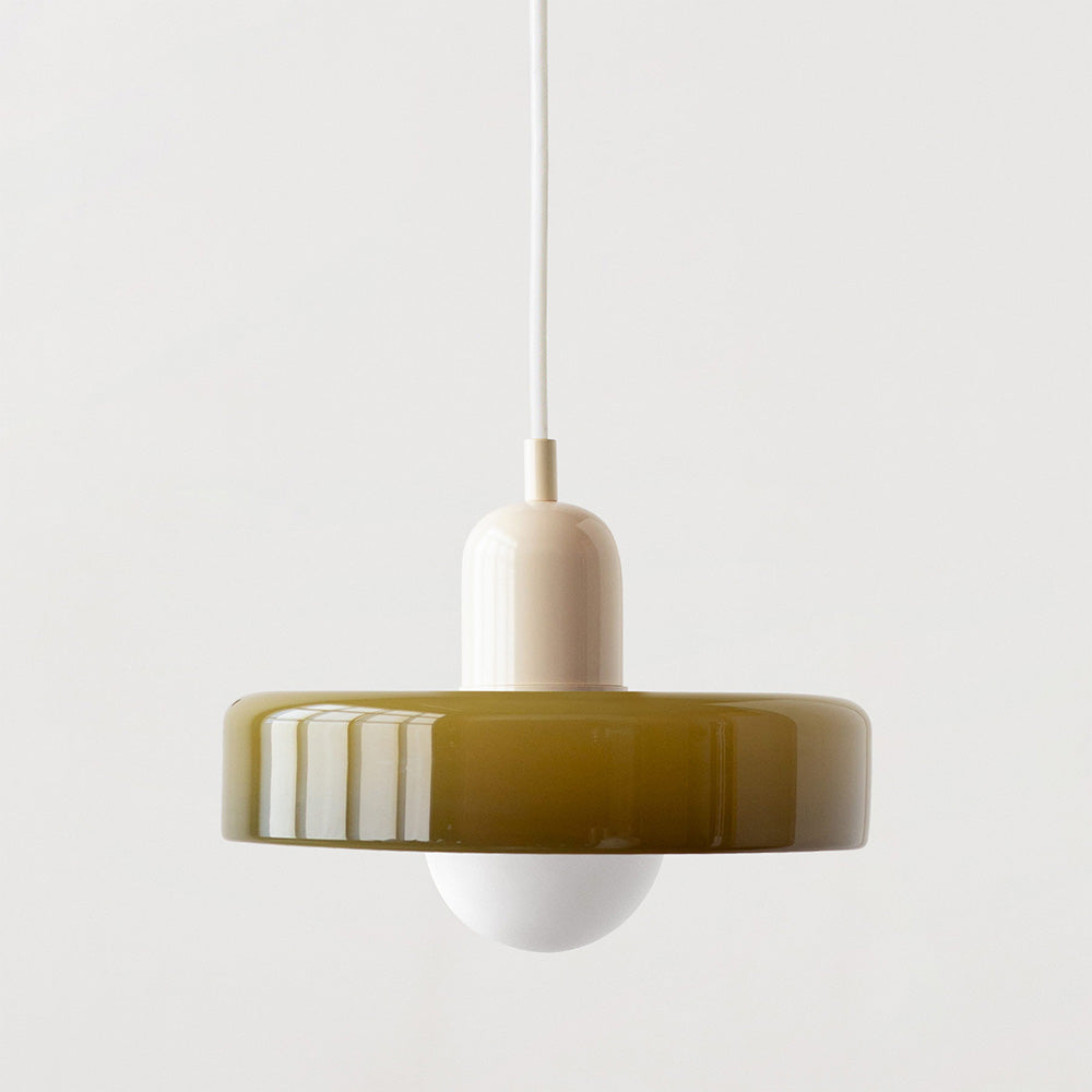 ColorLoop Pendant – Lampada a sospensione artistica in stile Bauhaus con luce calda