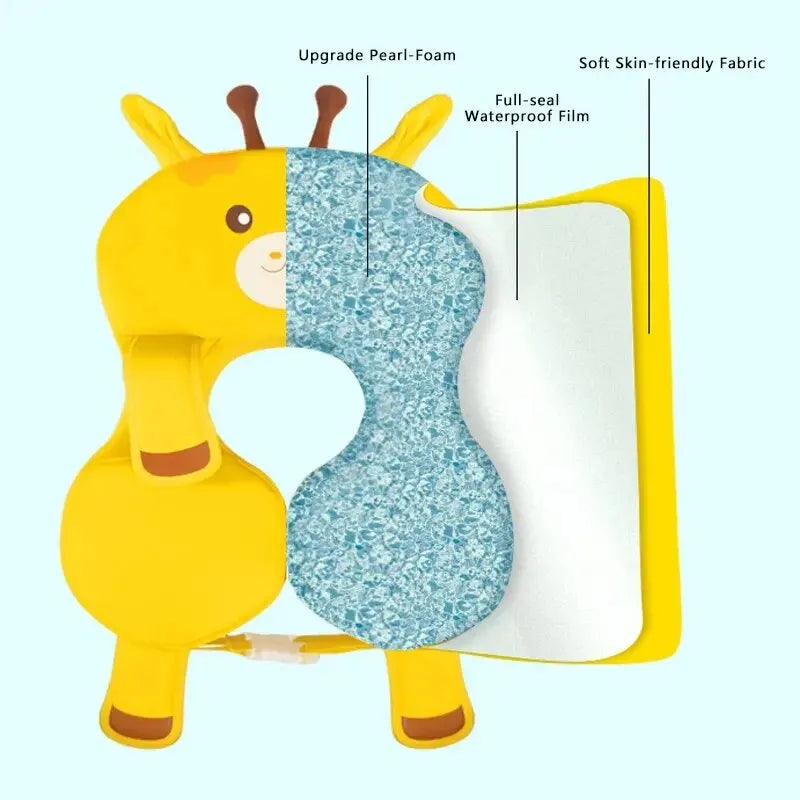 Float per Neonati Non Gonfiabile – Anello Galleggiante Confortevole per Bambini da 6 a 36 Mesi