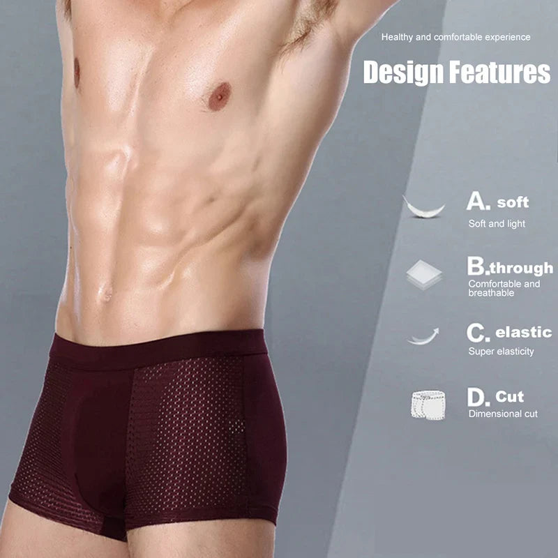 AirFlow Luxe Boxer da Uomo – Traspirante e Confortevole