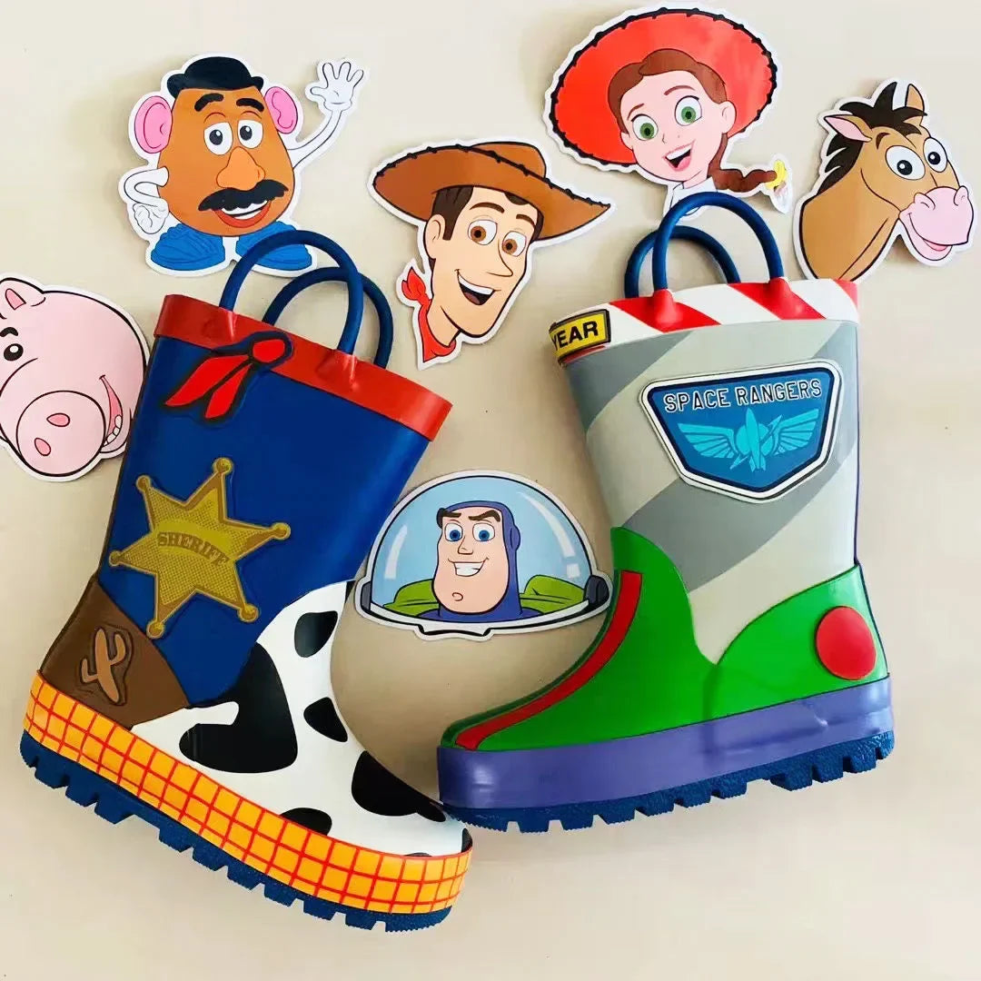 Stivali da Pioggia Toy Story per Bambini con Suola Antiscivolo - Confortevoli e Impermeabili
