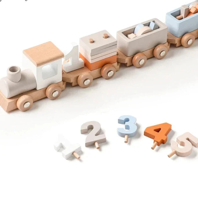 Treno di Legno Creativo – Per un divertimento educativo