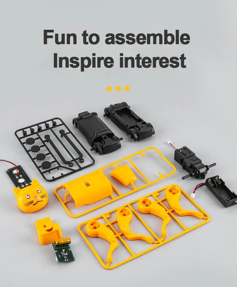 Robot Educativo a Energia Solare – Set di Costruzione 2-in-1 Cane e Gatto