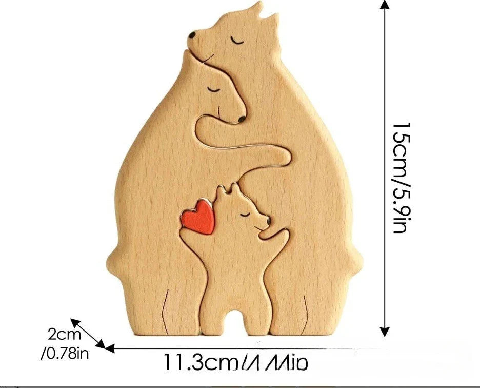 Puzzle di Legno Madre e Figlio – Un Regalo Significativo per la Festa della Mamma