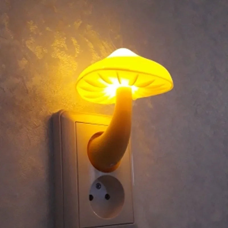 Lampada a forma di fungo giocosa - Illuminazione magica per la casa