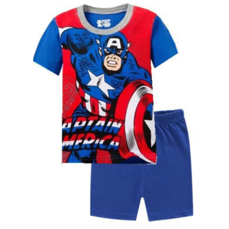 Set Pigiama di Captain America per Bambini - Confortevole e Divertente per Ragazzi e Ragazze