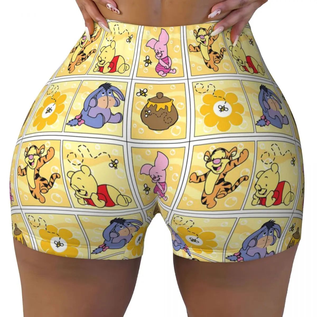 Pantaloni Sportivi e Yoga con Stampa Tigger per Donne – Confortevoli e Stilosi per Giornate Attive