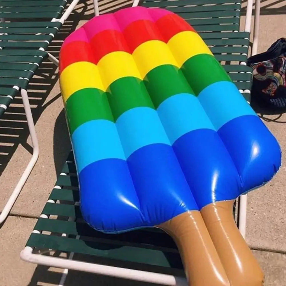 Float da Piscina Gonfiabile a Forma di Gelato – Allegra Lounge Arcobaleno per la Piscina