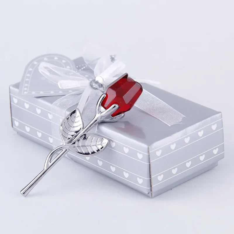 Rosa di Cristallo Raffinata – Un Meraviglioso Regalo per la Festa della Mamma