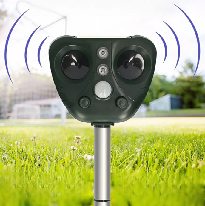 Dispositivo Scaccia Uccelli Ultrasuoni Solare – Senza Fili e Resistente alle Intemperie per Esterni