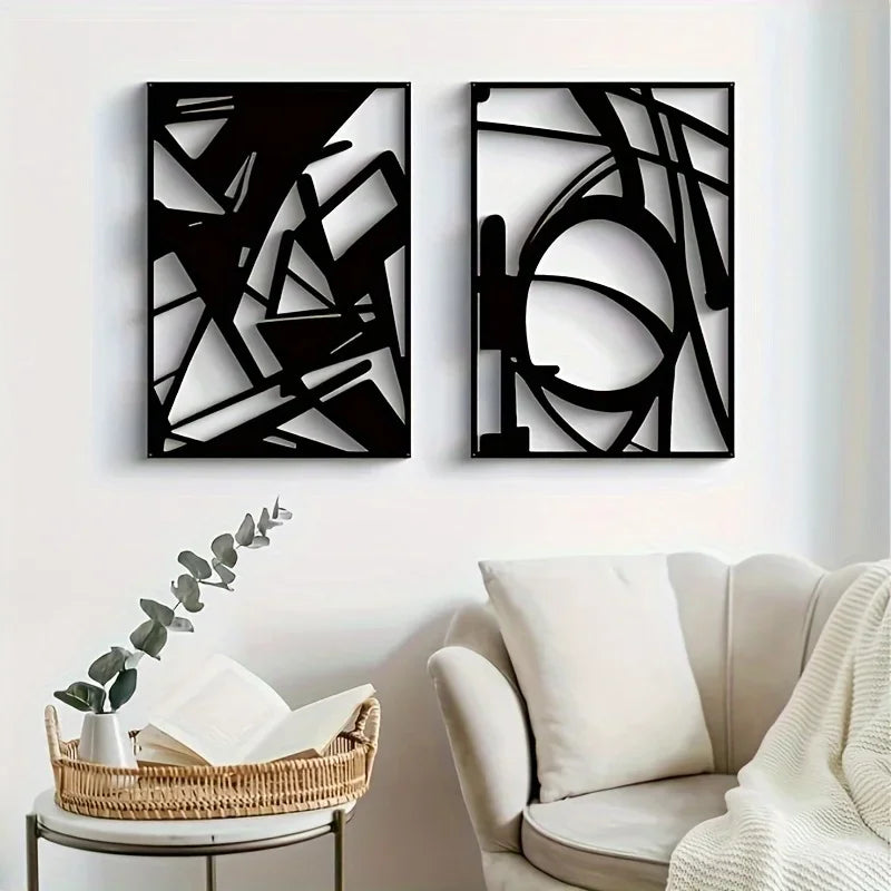 Decorazione da Parete in Arte Astratta – Set Moderno Quattro Pezzi
