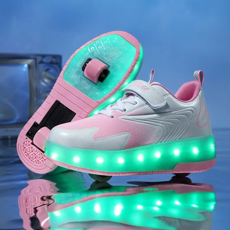 LightRiders - Scarpe LED con Ruote per Bambini