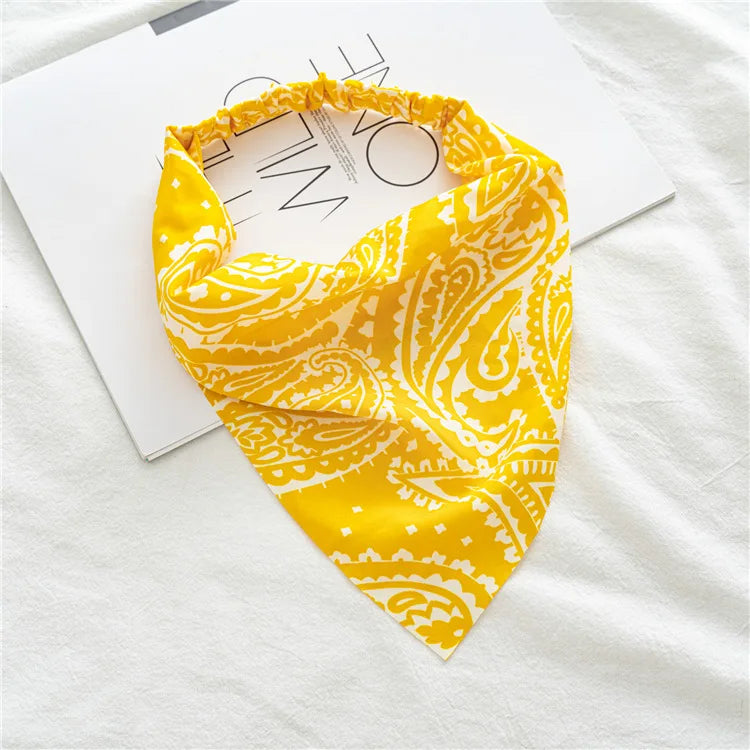 Bandana Vintage Floreale Estiva 2022 – Accessori per Capelli Eleganti per Donne e Ragazze