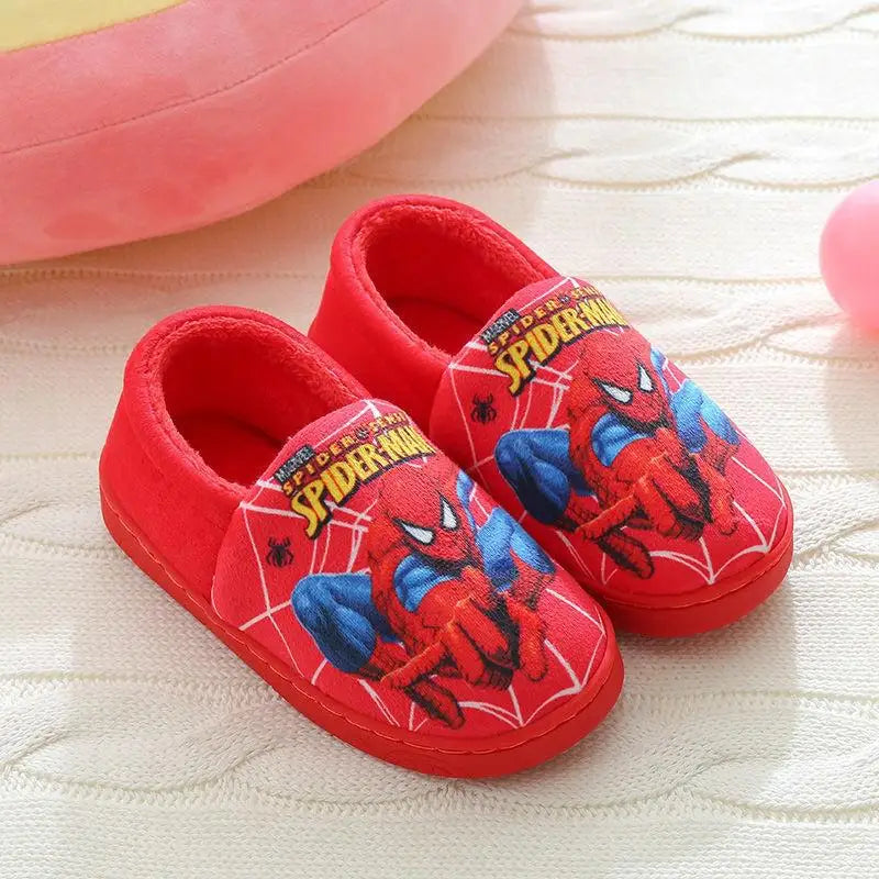 Pantofole Spider-Man per Bambini – Pantofole Morbide in Cotone per Interni in Autunno e Inverno