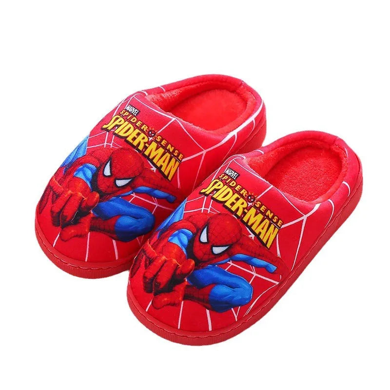 Pantofole Spider-Man per Bambini – Pantofole Morbide in Cotone per Interni in Autunno e Inverno