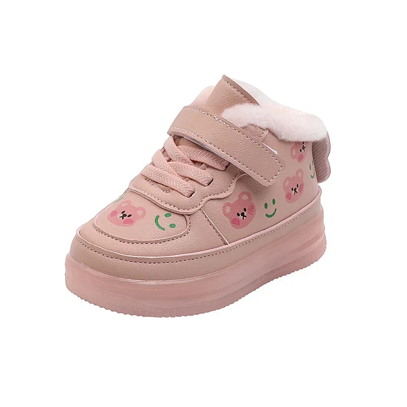 Sneakers Luminescenti Fleur per Bambini - Calde e Confortevoli con Illuminazione LED